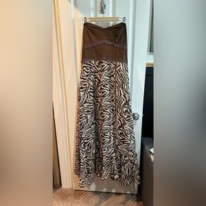 Handmade strapless dress